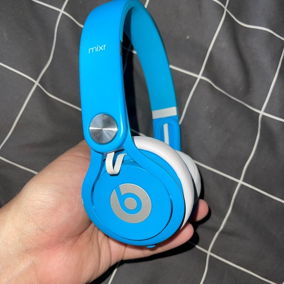 RARE Limited Edition Blue Beats by Dre Mixr Headphones - Picture 2 of 13